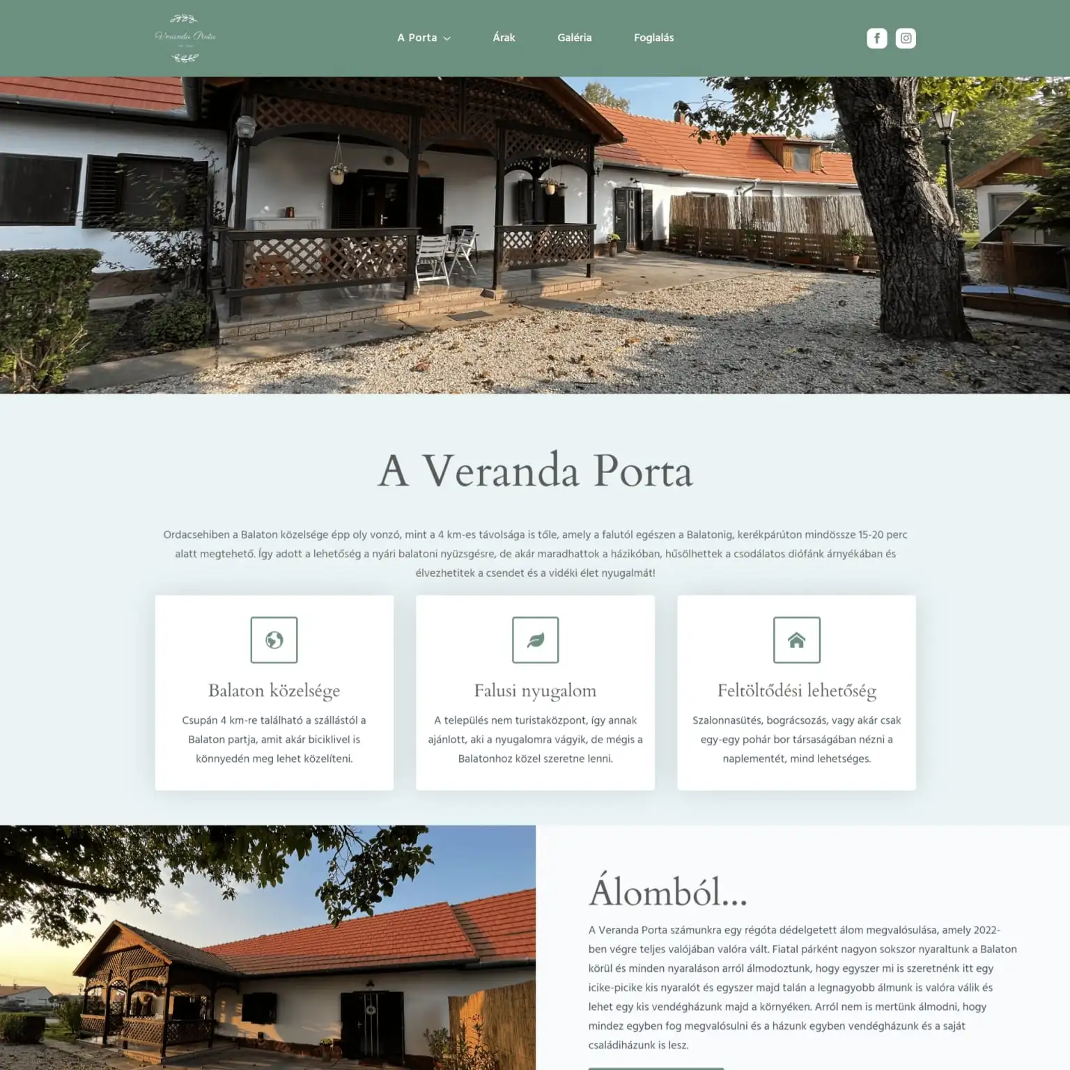 Veranda Porta - PixelSite - Weboldal készítés, webáruház fejlesztés, arculattervezés